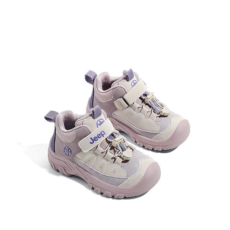 Кроссовки Jeep Kids Lifestyle Shoes Kids Low-top Purple, слоновая кость/фиолетовый — фото 2
