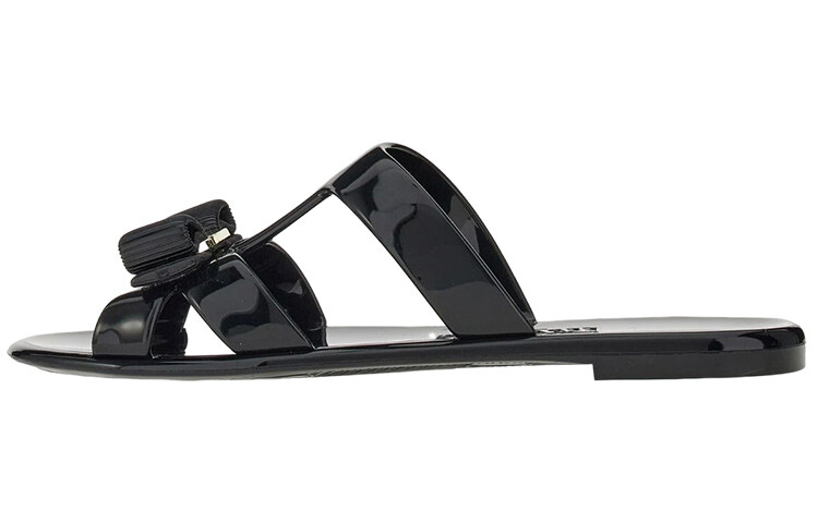 

Сандалии Ferragamo Bow Flip Flips, черный