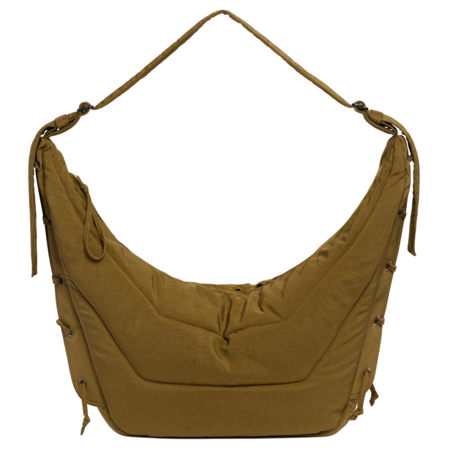 

Lemaire Полиамидная наплечная сумка большая женская зеленая