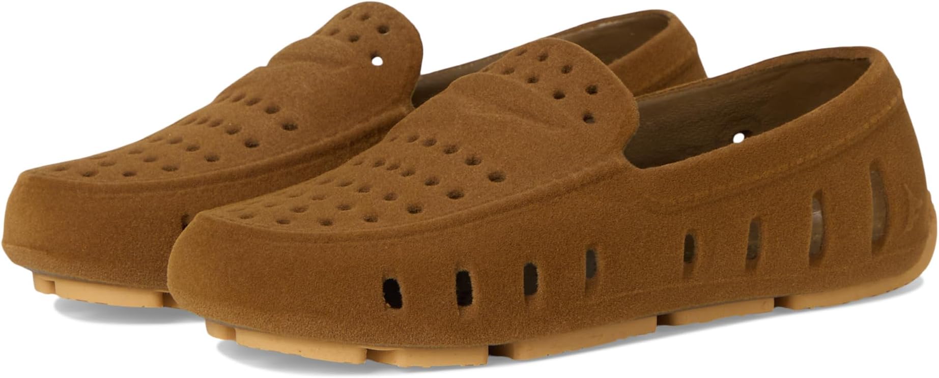 

Лоферы Floafers Kids Prodigy Driver Faux Suede, Dark Mocha/Tan 1