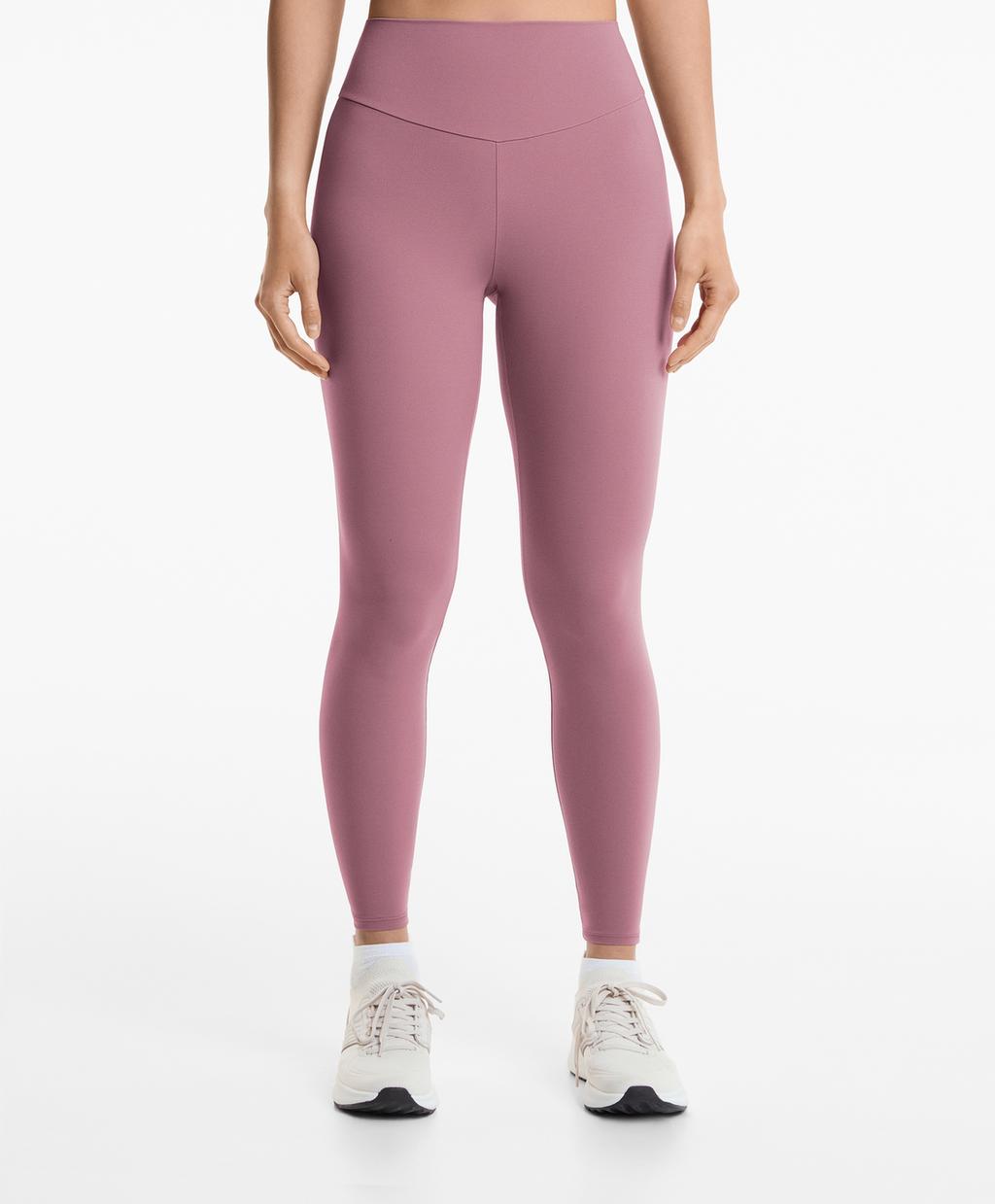 

Леггинсы Comfortlux с высокой посадкой и длиной до щиколоток Oysho, цвет Pale Aubergine