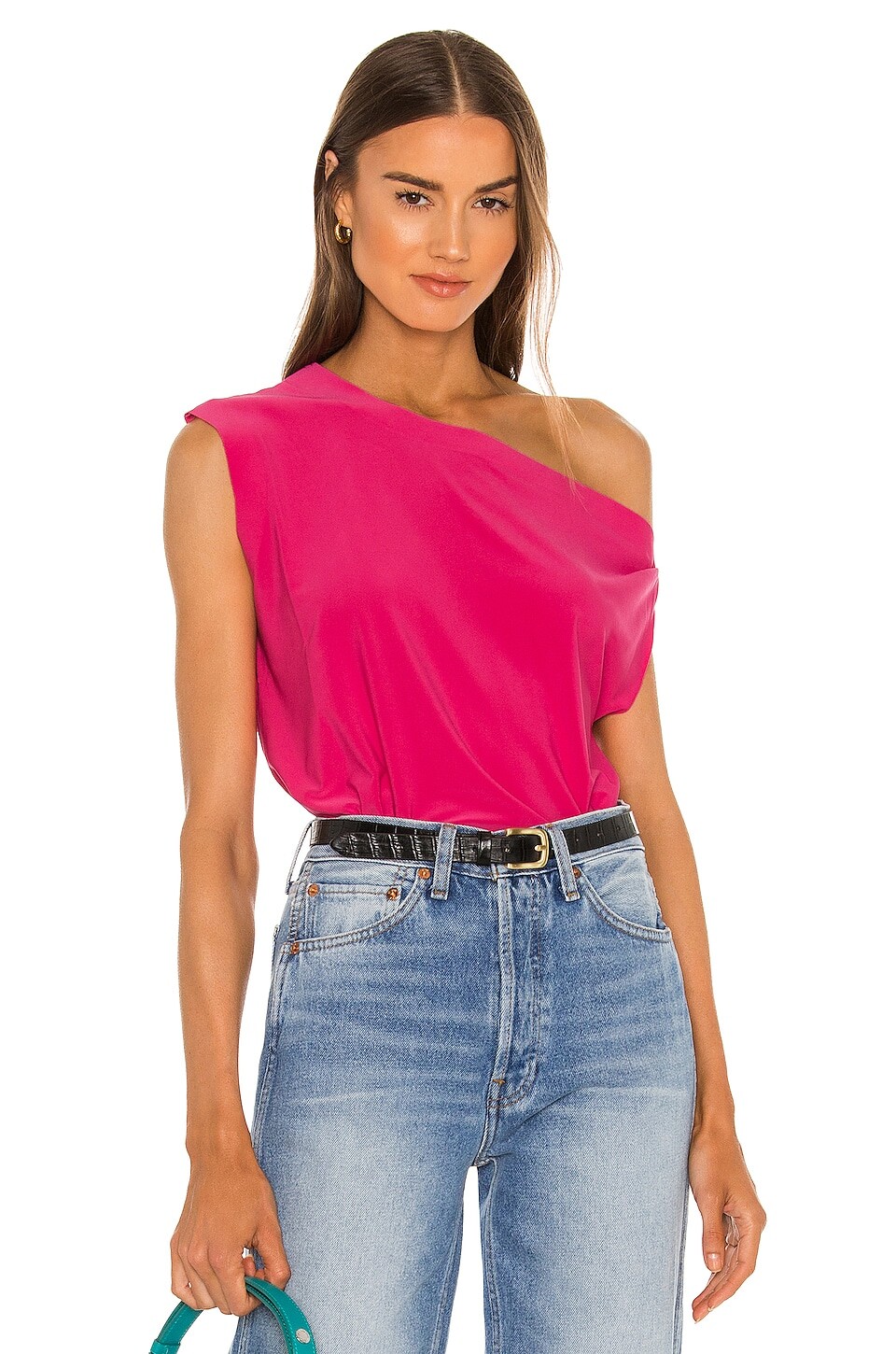 

Топ Norma Kamali Drop Shoulder, цвет Rose
