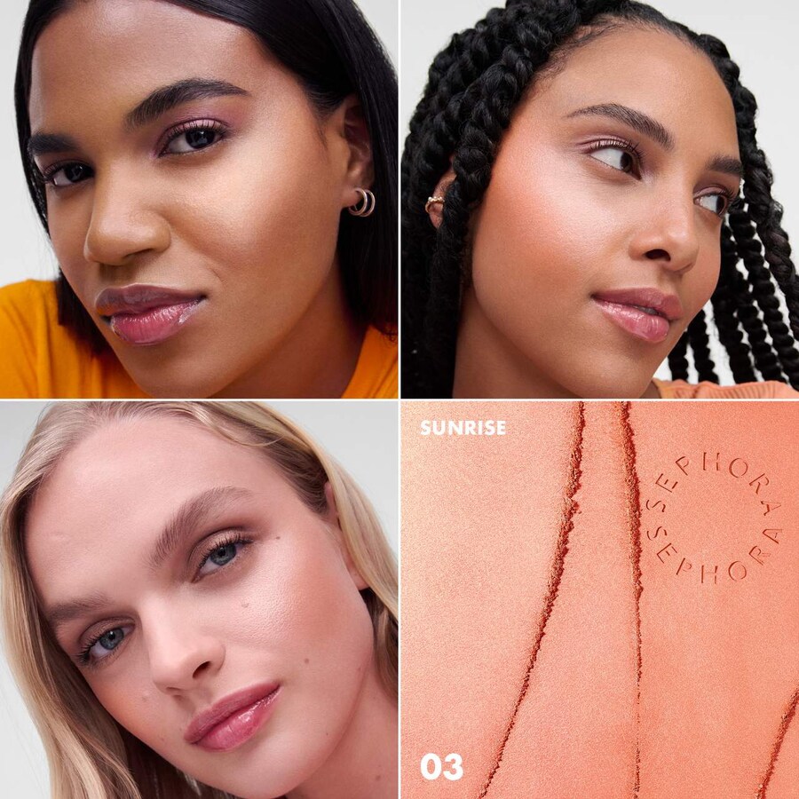 Яркие румяна и блеск для лица SEPHORA COLLECTION, 0.12 oz /3.5 g, 03 Sunrise — фото 2