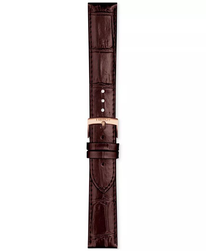

Официальный сменный коричневый кожаный ремешок для часов Tissot