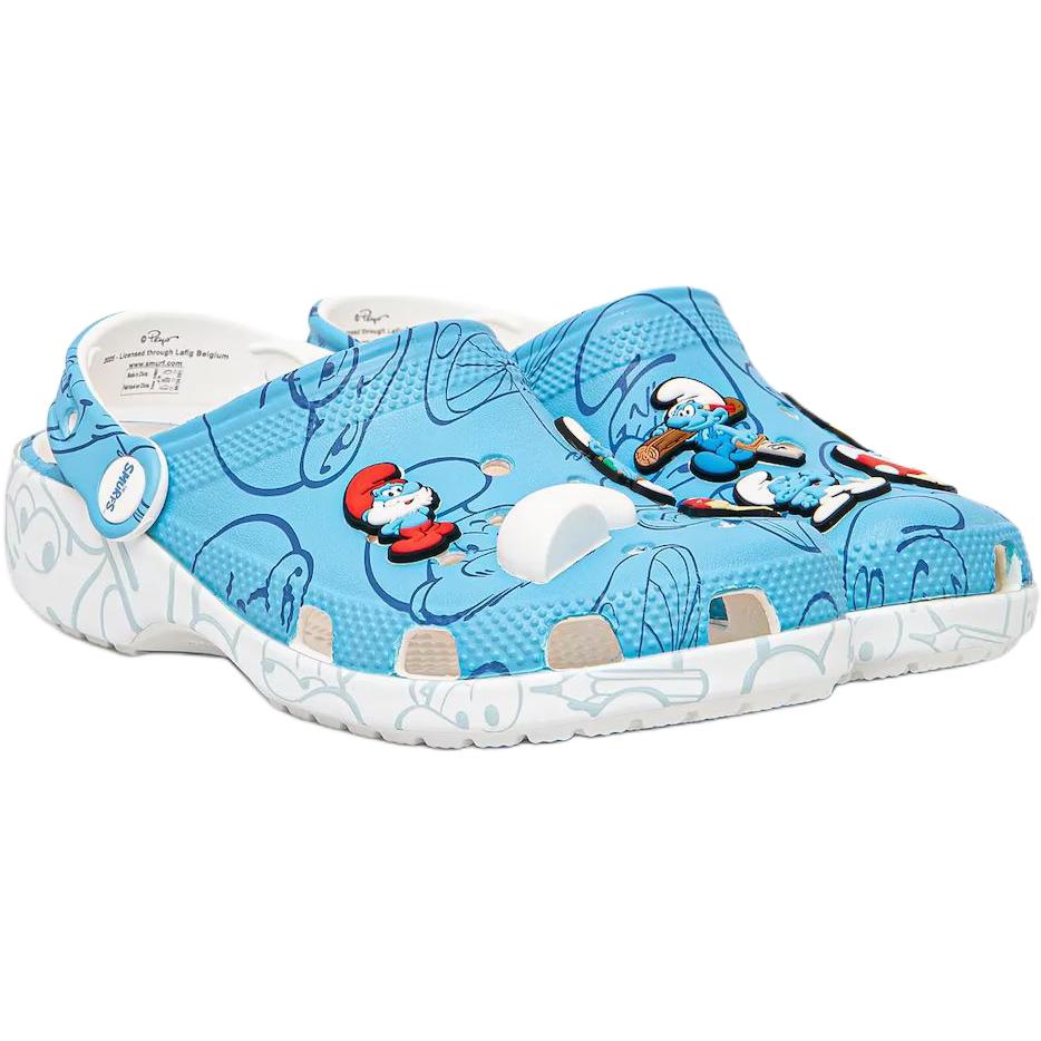 Crocs Классические клоги устойчивые к истиранию низкие детские сандалии blue kids' — фото 4