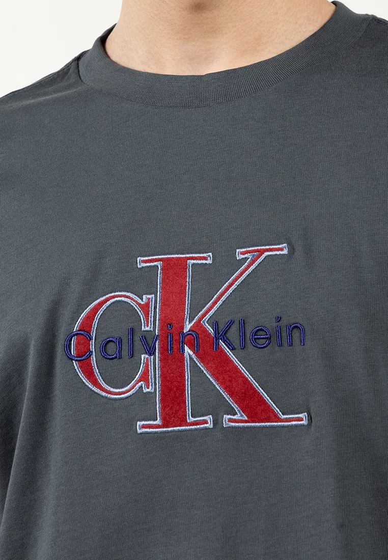 Футболка с графическим принтом, Calvin Klein Jeans, синий — фото 3