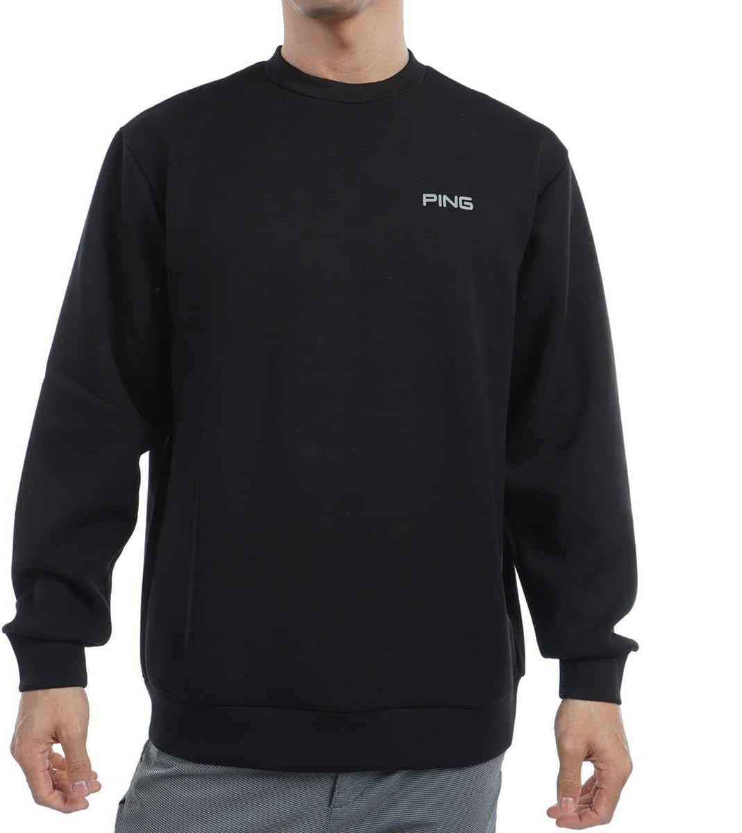 

Мужская толстовка Ping с круглым вырезом (подходит для игры в гольф) / 621-4262805, черный