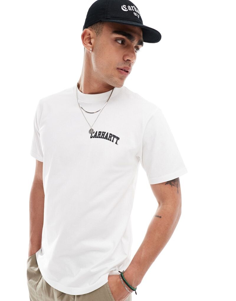 

Белая футболка с логотипом Carhartt WIP