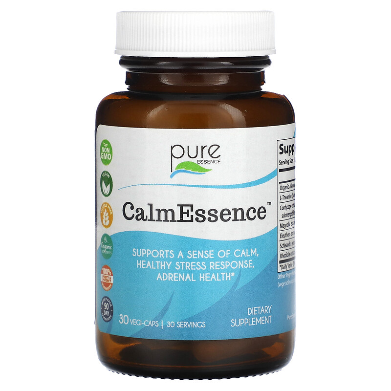 

Pure Essence, CalmEssence, 30 растительных капсул