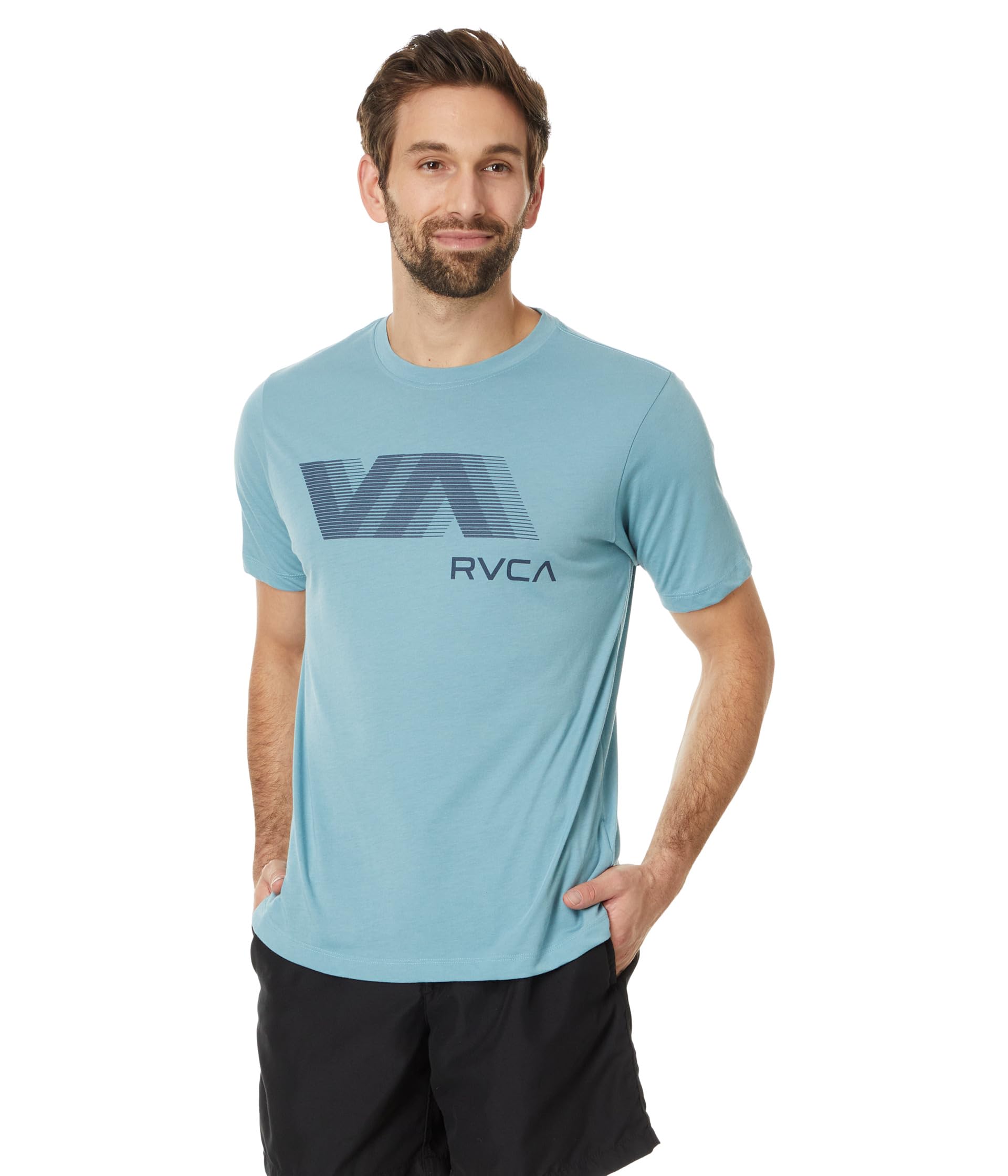 

Футболка RVCA VA RVCA Blur S/S Tee, цвет Haze