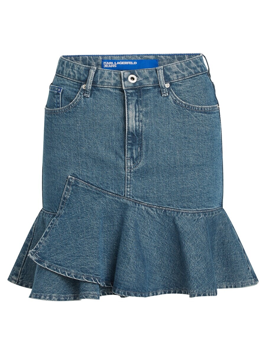 

Юбка Karl Lagerfeld Jeans, синий джинсовый