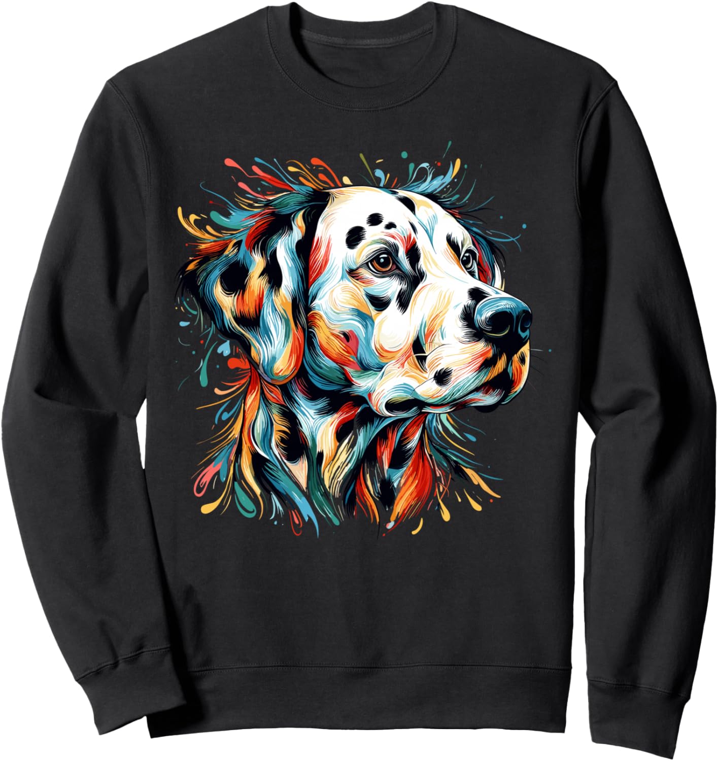 

Абстрактная красочная толстовка с изображением далматинца, черная Dalmatian Dog Gifts And Clothing For Owners And Lovers, Черный, Абстрактная красочная толстовка с изображением далматинца, черная Dalmatian Dog Gifts And Clothing For Owners And Lovers