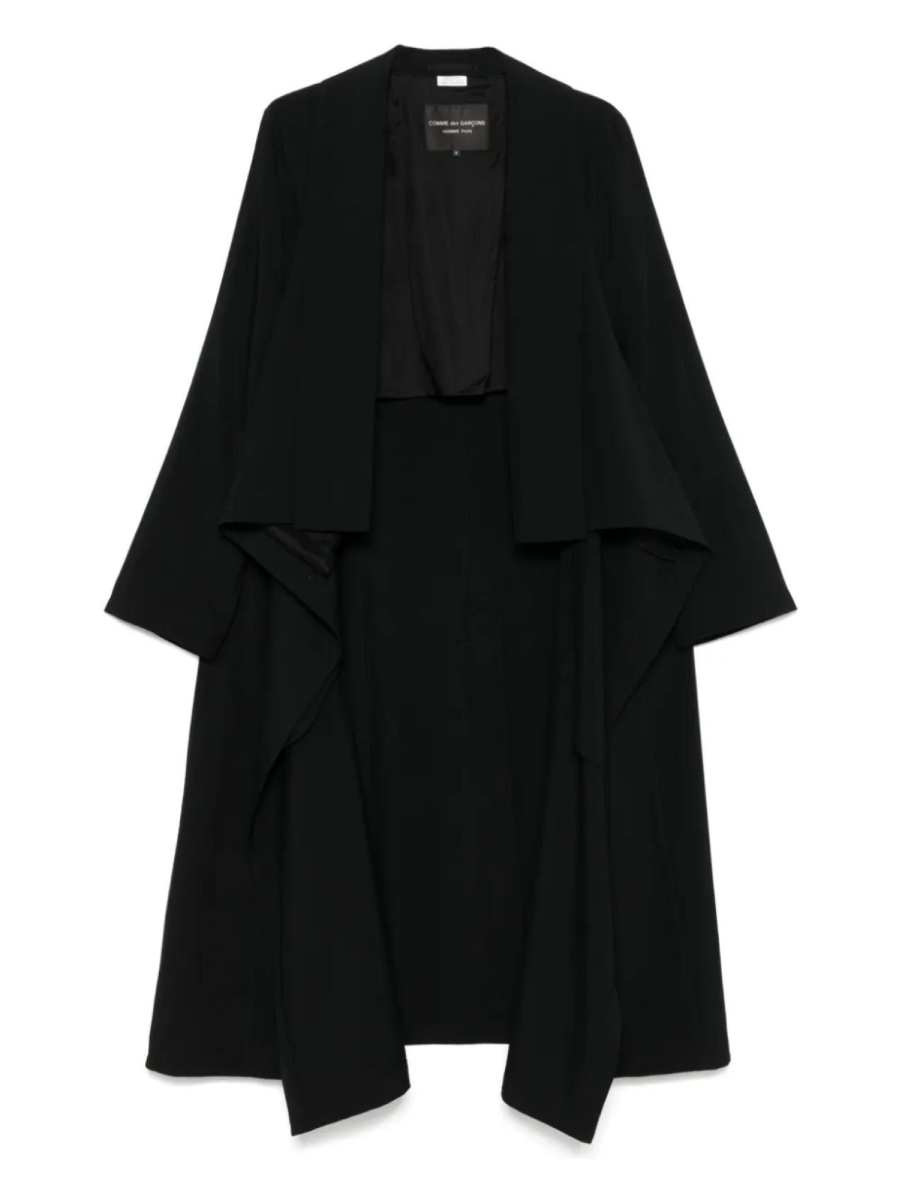 

Пальто с драпировкой Comme des Garçons Homme Plus, черный