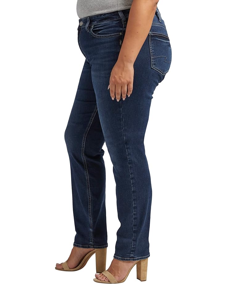 

Джинсы Silver Jeans Co. Plus Size Suki Mid-Rise Straight Leg Jeans W93413COO453, индиго