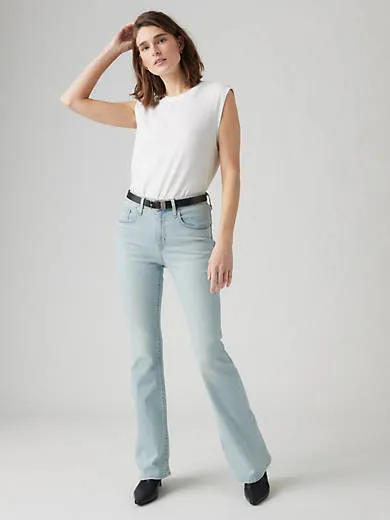 

726 расклешенные женские джинсы с высокой посадкой Levi's, цвет Lever Left - Light Wash