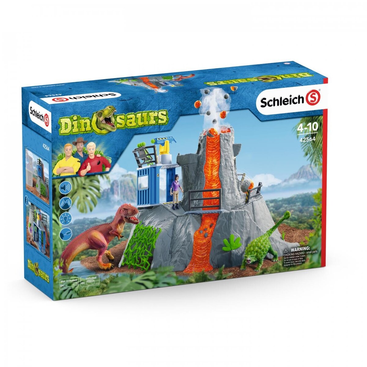 

Большая экспедиция к вулкану, SLH42564 Schleich