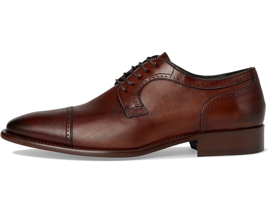 Оксфорды Johnston & Murphy Collection Cormac Cap Toe, цвет Brown Italian Calfskin — фото 4