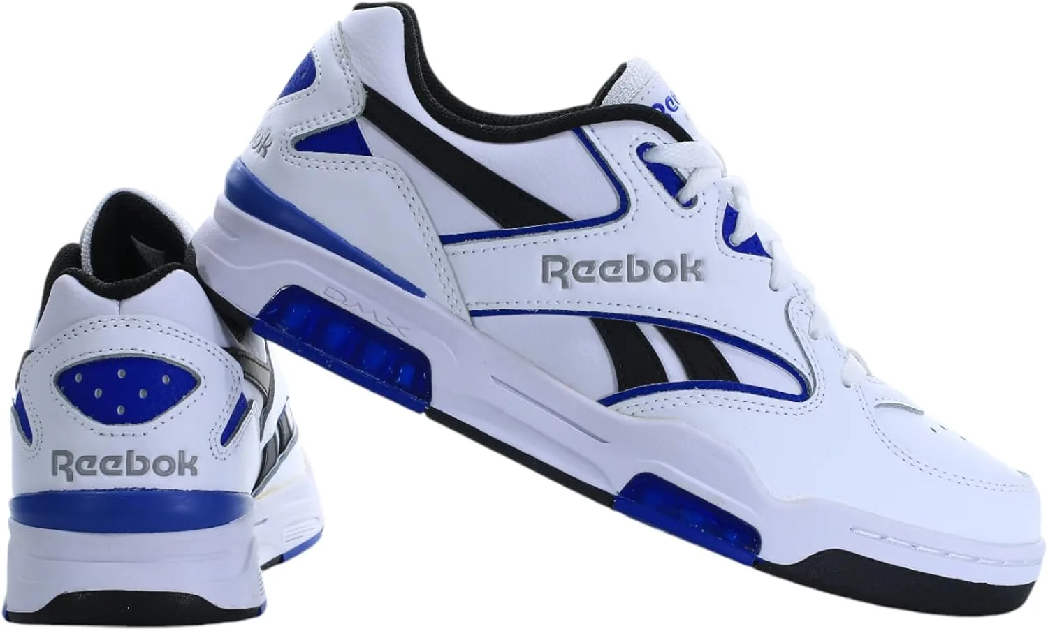 Кроссовки Reebok Unisex BB 4500 DMX, белый/черный/синий — фото 3