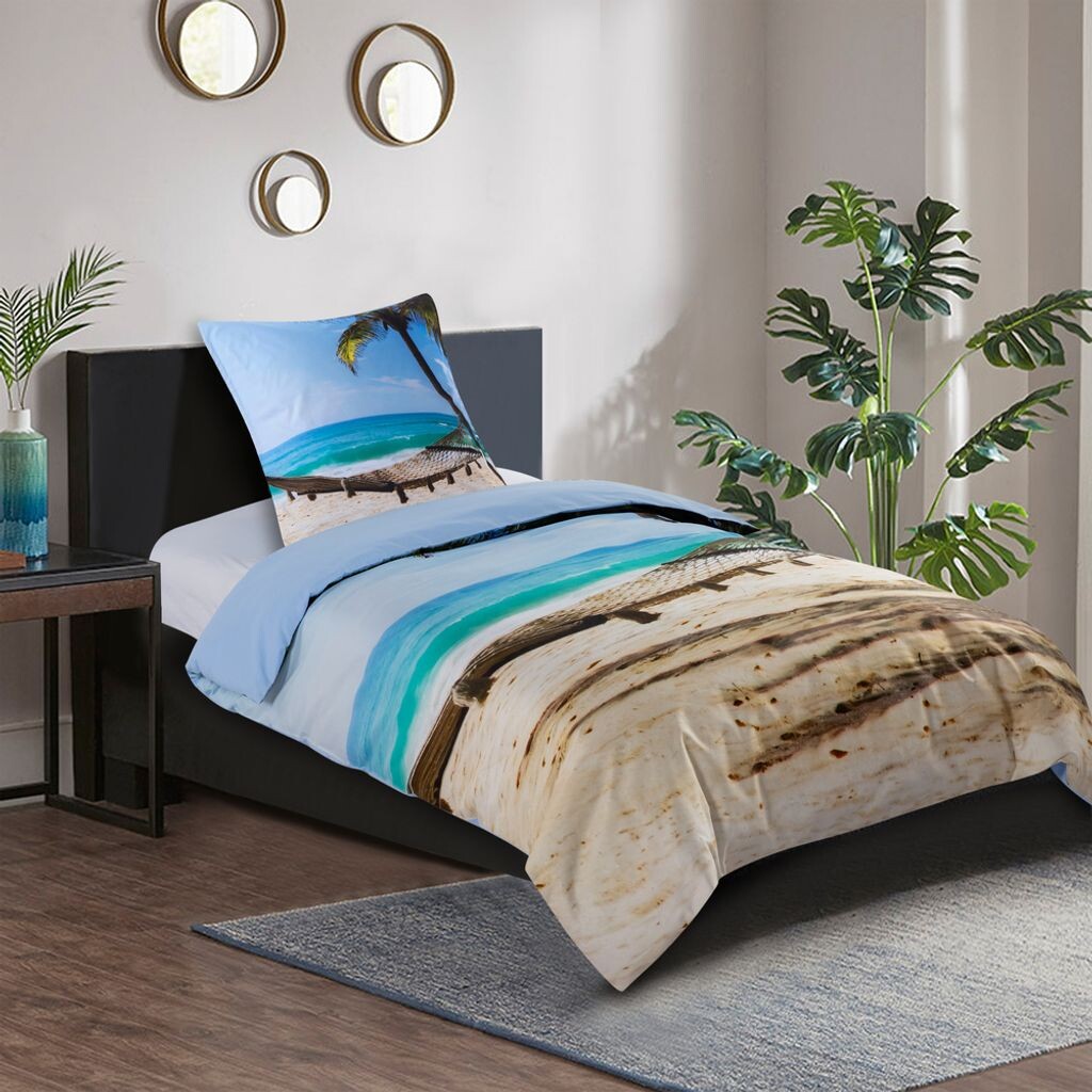 

Постельное белье SANILO 135х200 см, 100% тончайший хлопок, 2 предмета, пододеяльник, наволочка 80х80см - Holiday