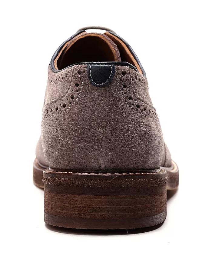 Мужские дерби Cambridge Wingtip на шнуровке A. Veer, коричневый/бежевый — фото 3