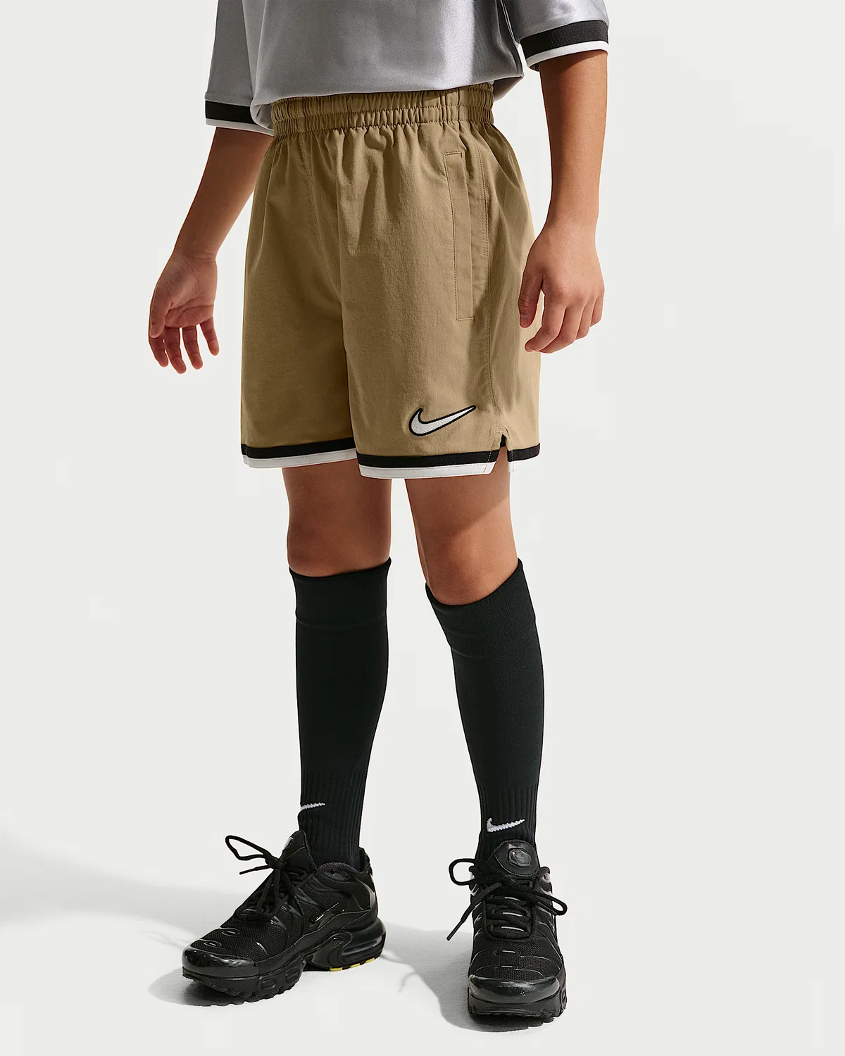 Детские футбольные шорты Dri-FIT Nike Energy, Filbert/Off Noir/Summit White/Summit White — фото 2