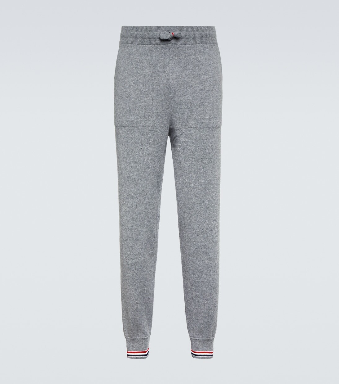 

Кашемировые спортивные брюки с полосками rwb Thom Browne, серый