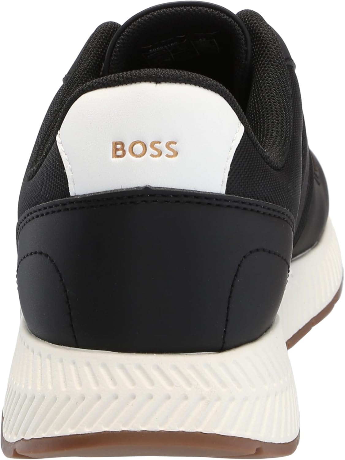 Кроссовки низкие мужские BOSS из комбинированной кожи, Black Currant — фото 3
