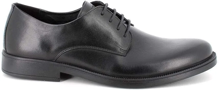 Мужские туфли ENVAL SOFT 7710000 Дерби из черной кожи