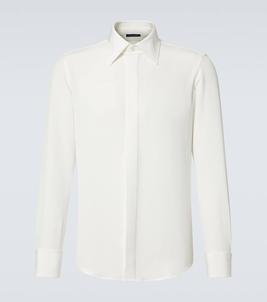

Шёлковая рубашка Thom Sweeney, White