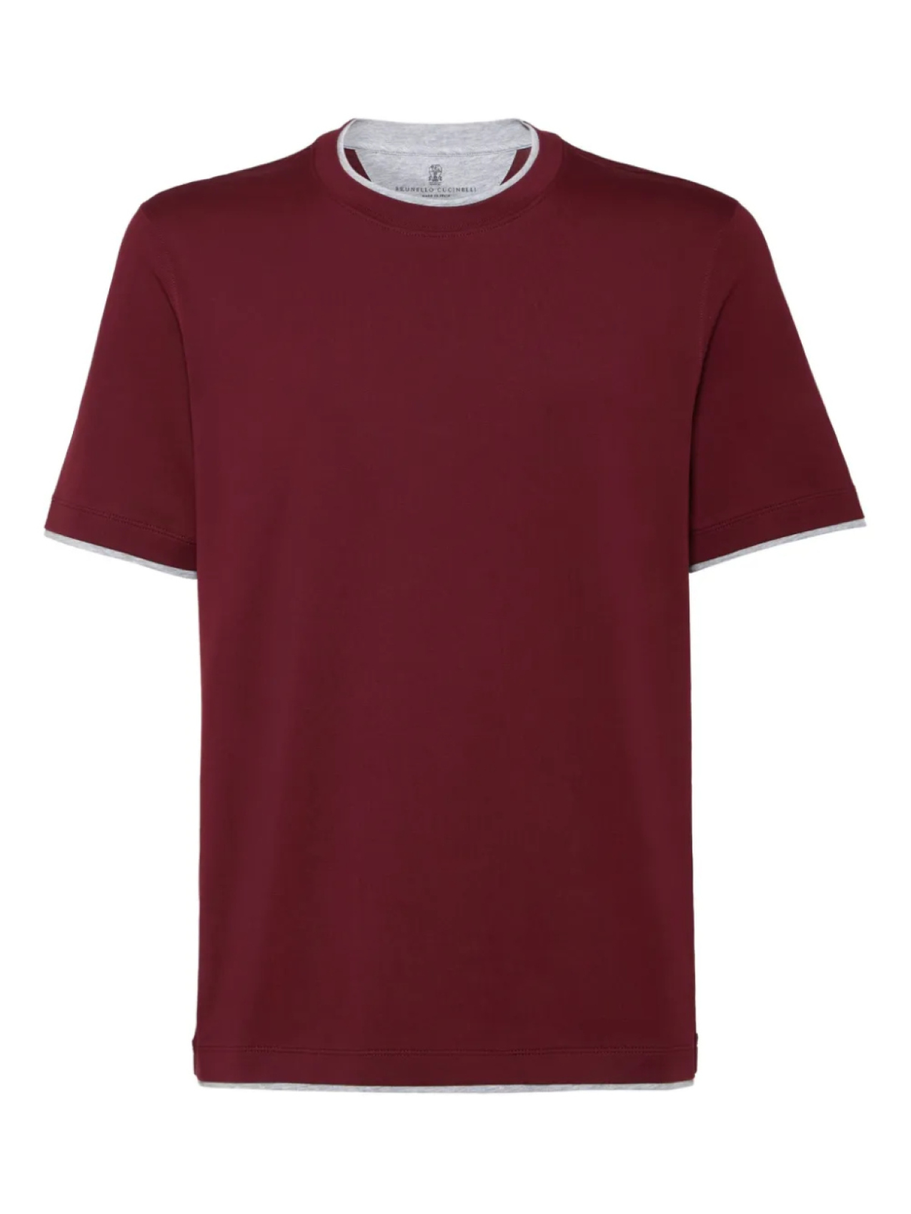 

Футболка из хлопка Brunello Cucinelli, красный