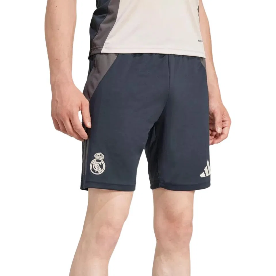 Футбольные шорты Real Madrid для мужчин, темно-серые Adidas, Dark Gray — фото 3