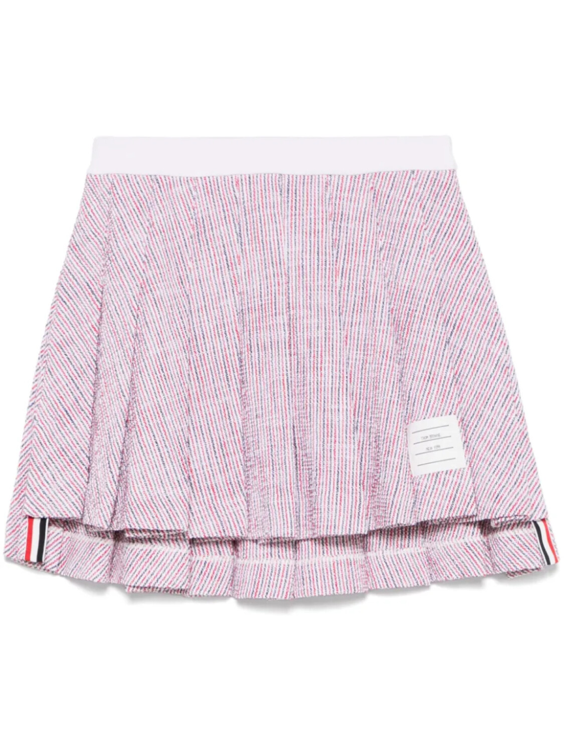 

Мини-юбка из твида Thom Browne, белый