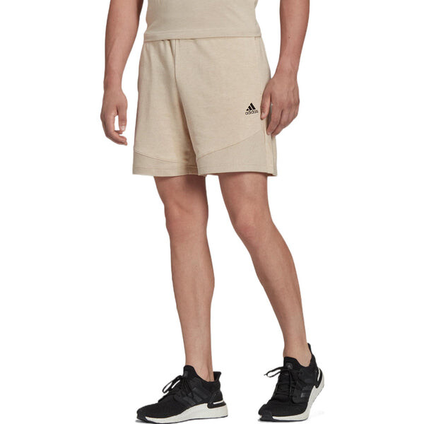 Шорты men's botandyed short solid color straight loose shorts light khaki Adidas, мультиколор — фото 4