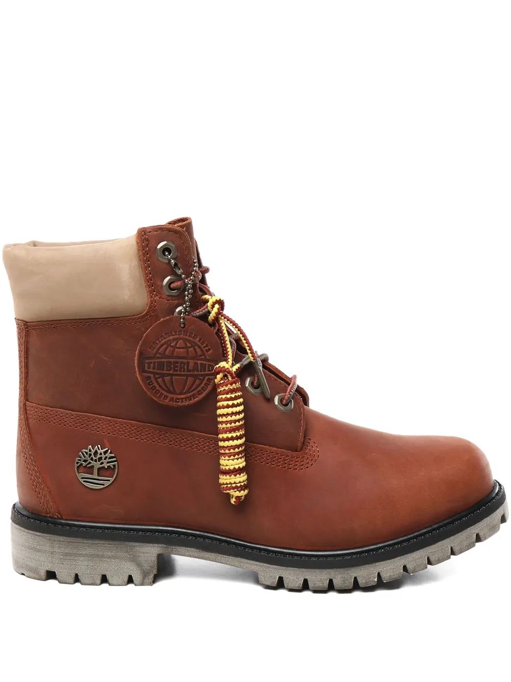 

Ботинки с дутым воротником Timberland, коричневый