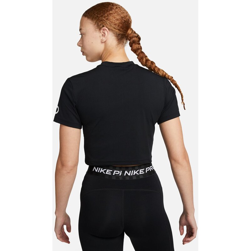 Shirt w np df grx ss crop top Nike, черный — фото 2