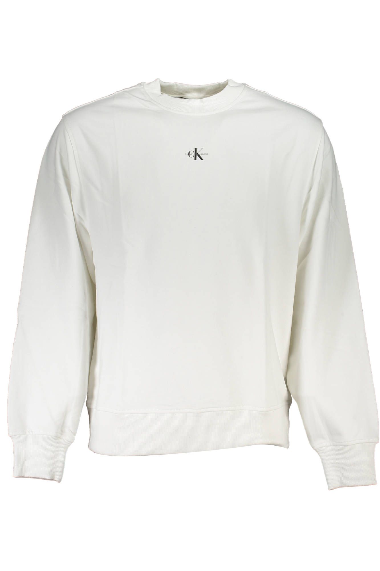 

Белый хлопковый мужской свитер Calvin Klein