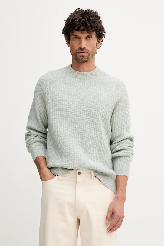 

Шерстяной свитер Boss Orange, зеленый