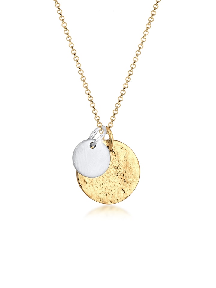 

Elli Колье из серебра 925 пробы с геометрическим узором и разноцветными дисками