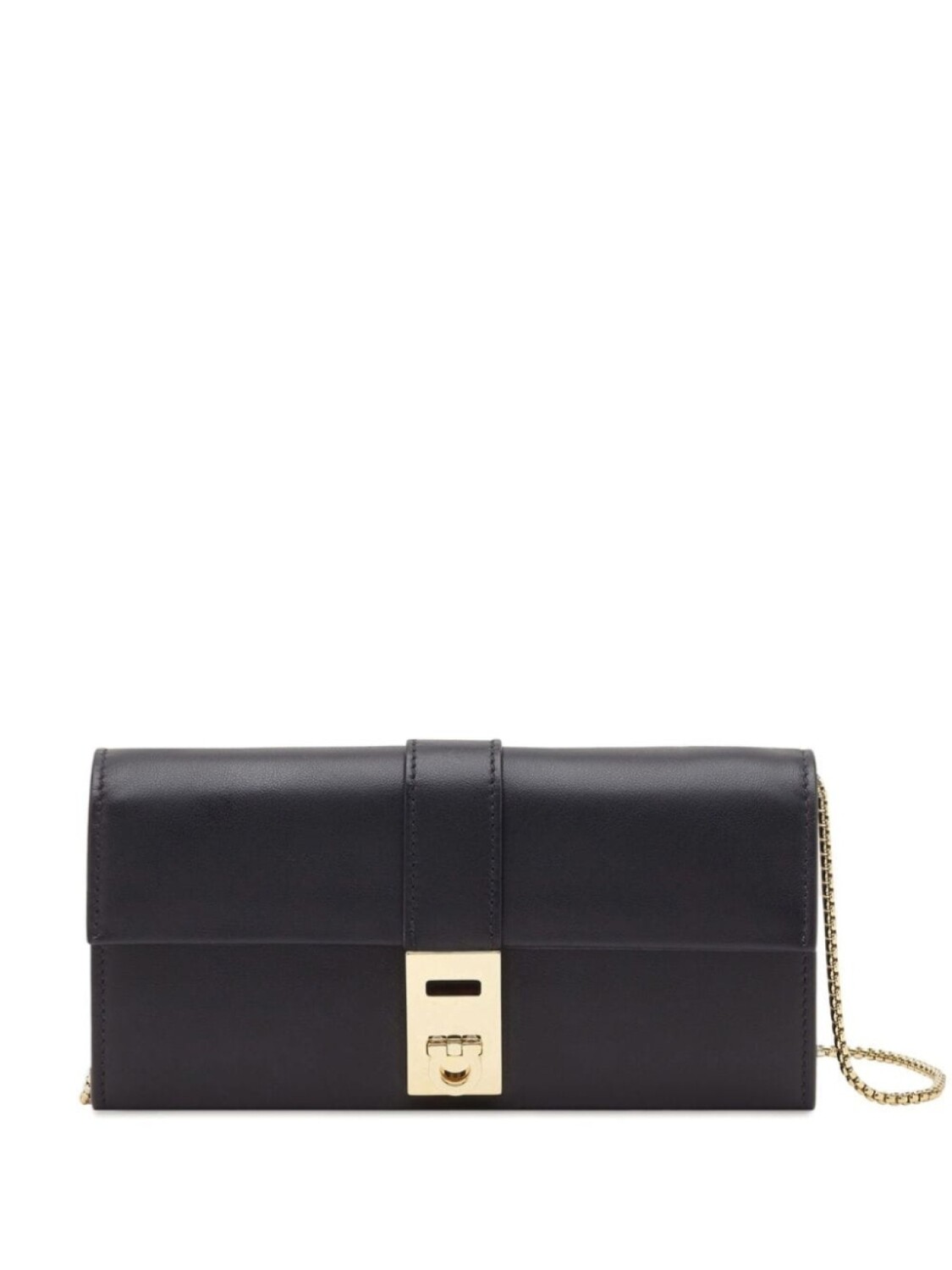

Ferragamo кошелек Hug с цепочкой, черный