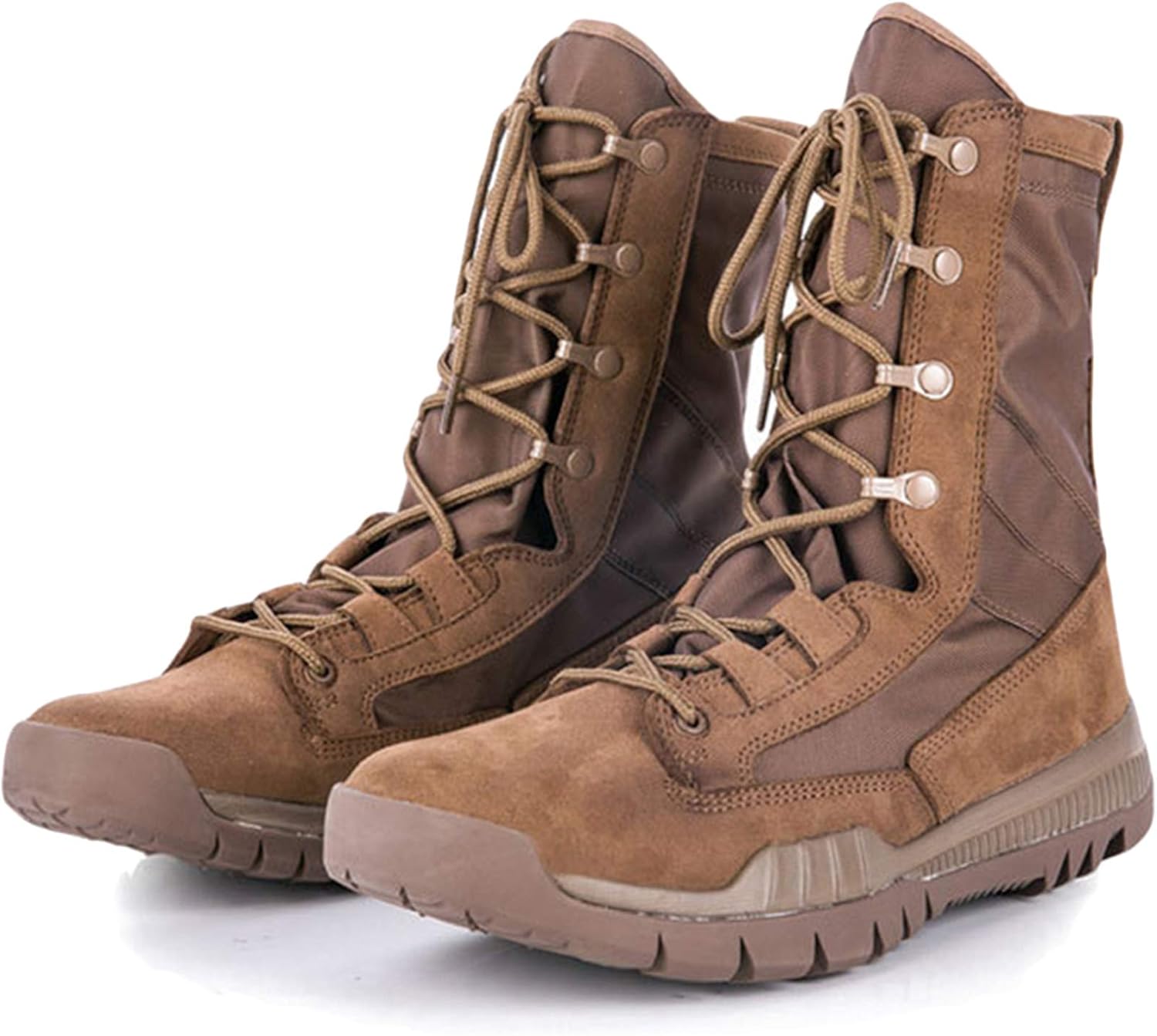 

Мужские ботинки для треккинга и походов, военные армейские ботинки, тактические боевые ботинки для джунглей, прогулочные ботинки до щиколотки на шнуровке, черные, размер 40 Qaxzesa