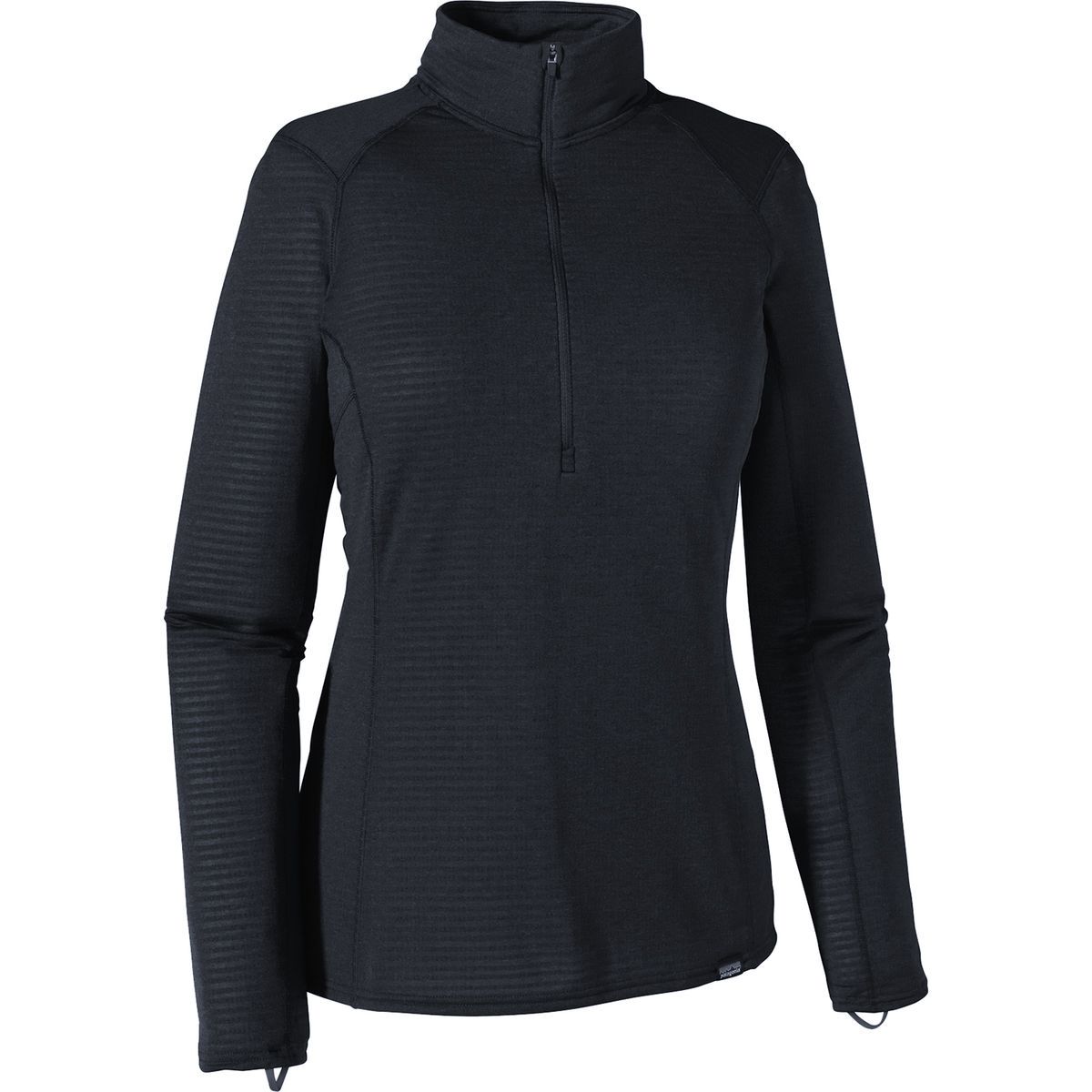 Термобелье с молнией на шее Capilene thermal weight zip-neck Patagonia, черный — фото 3