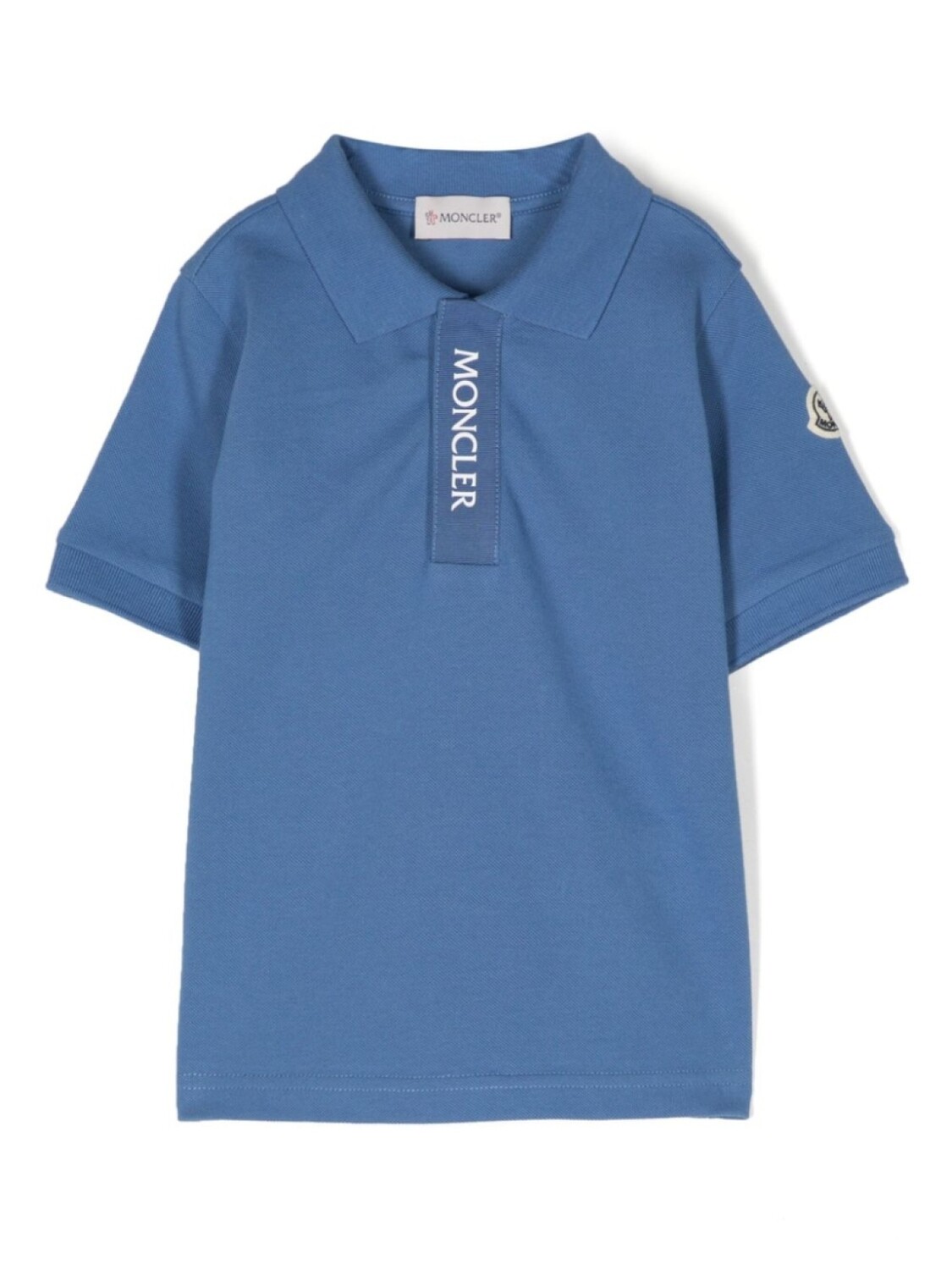 

Moncler Enfant рубашка поло с логотипом, синий