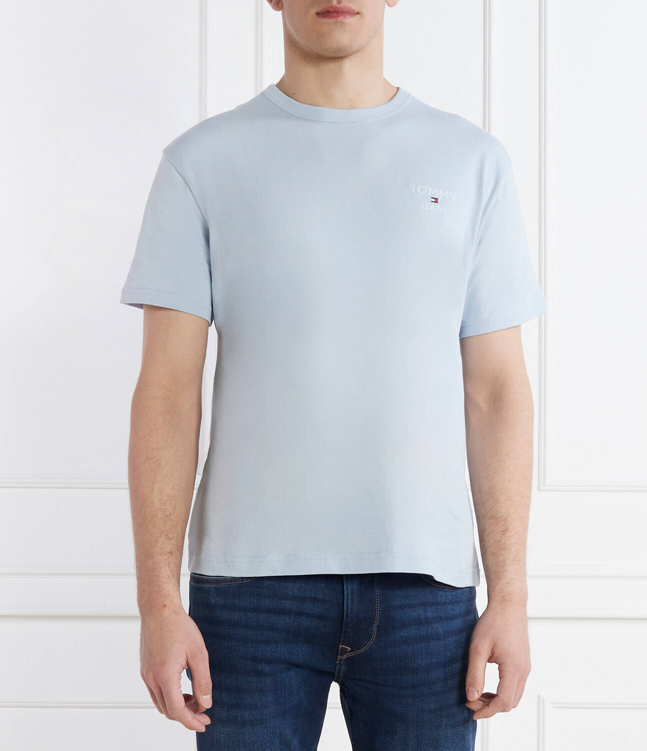 

Футболка Tommy Jeans TJM REG CORP Regular Fit, небесно-голубой