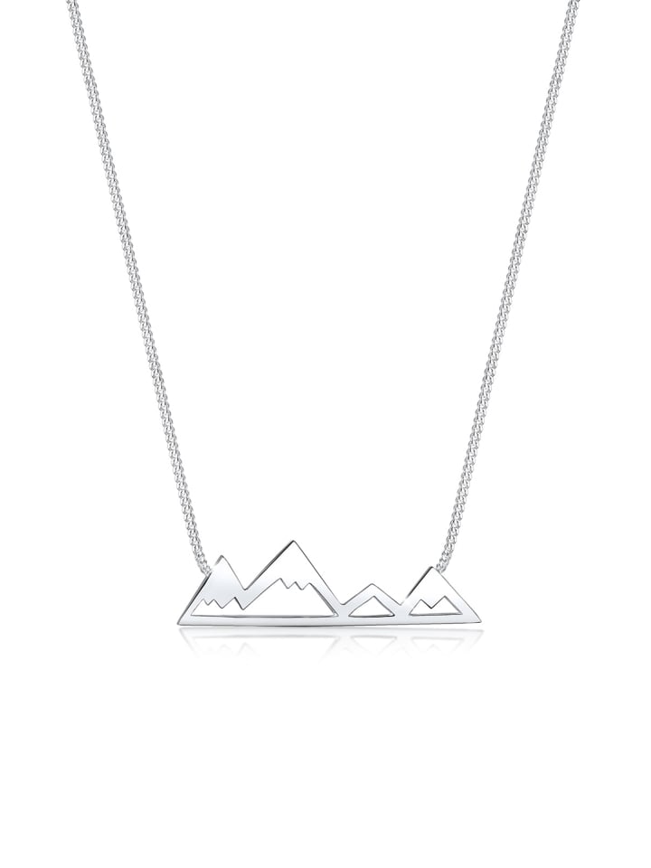 

Elli Колье из серебра 925 пробы с изображением гор в серебряной оправе