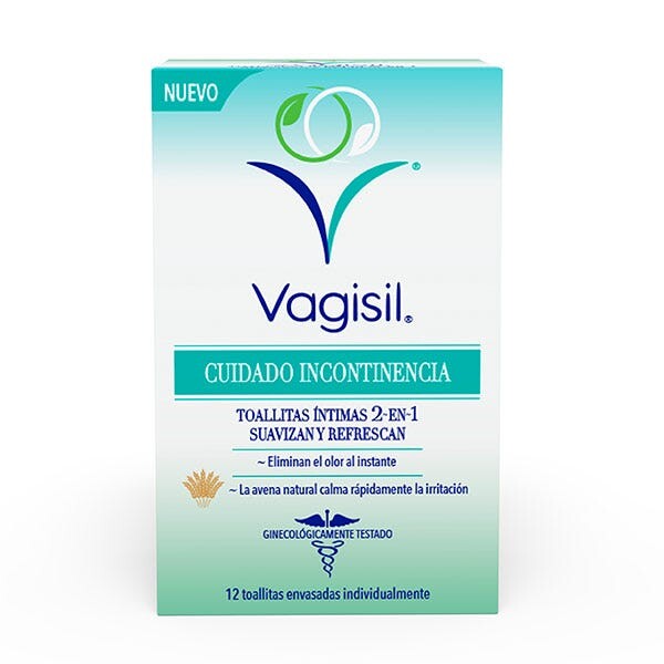 

Салфетки для интимной гигиены при недержании 2 в 1 12 шт Vagisil
