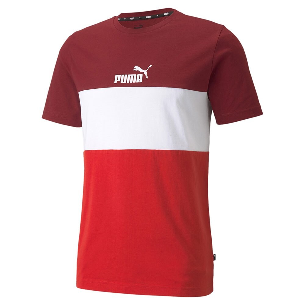 

Футболка Puma Essential+Colorblock, красный