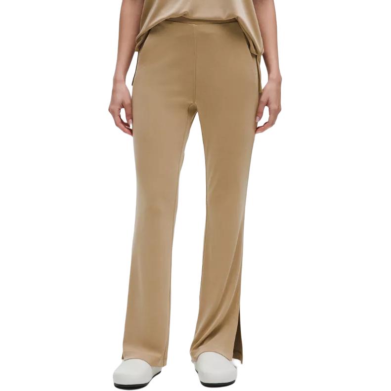 

Мягкие стрейчевые повседневные брюки для женщин Lululemon, коричневый