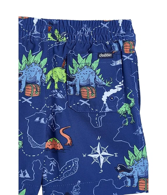 Плавки с динозаврами The Lil Rex Marks The Spot Chubbies Kids, Bright Blue/Pattern Base — фото 3