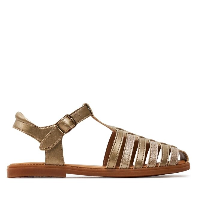

Сандалии Geox J Sandal Karly Girl J4535A 0NFQD C2010 D Platinum, золото