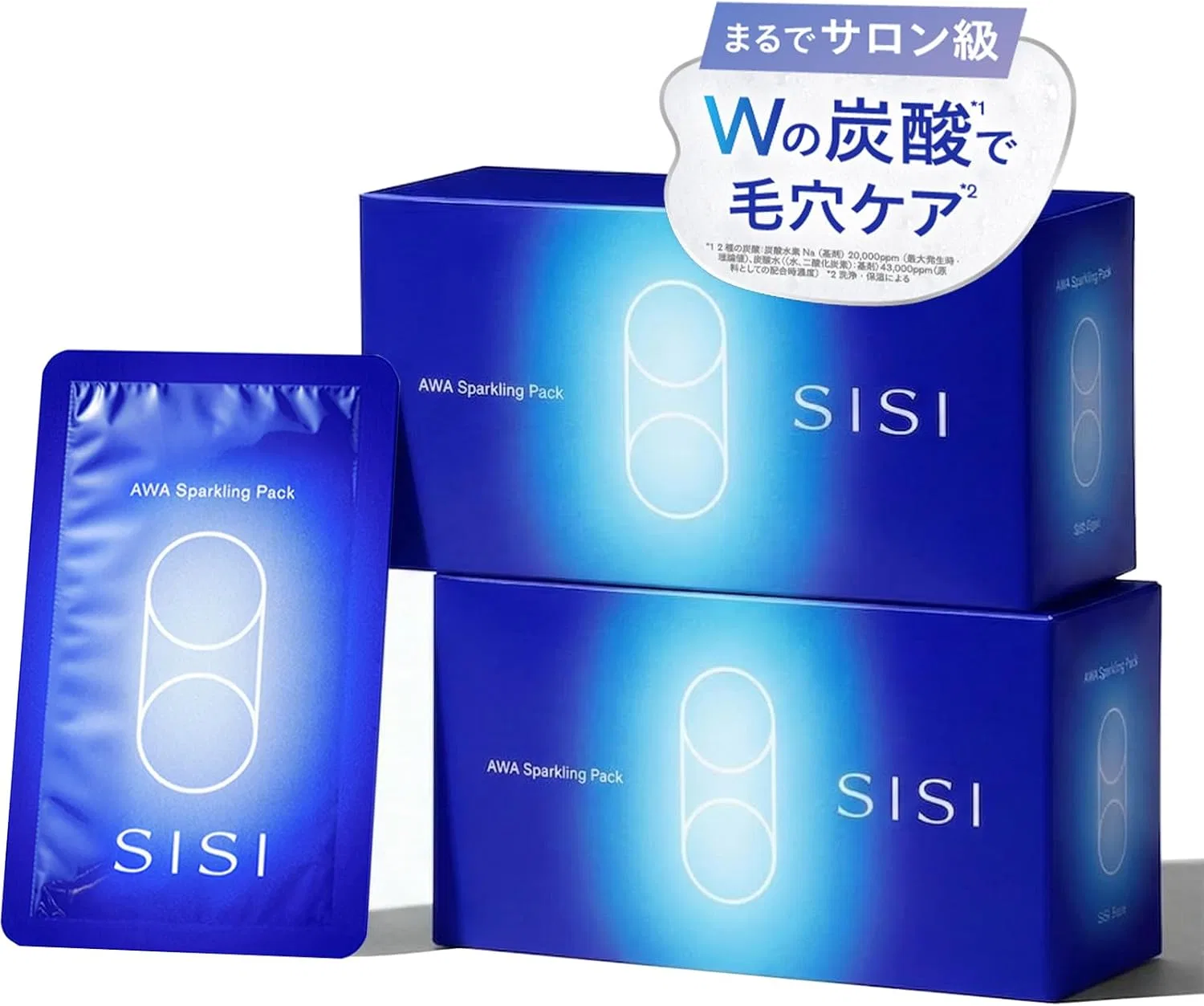 Маска для лица шипучая Sisi AWA Sparkling Pack, 43000 ppm, 16 шт.
